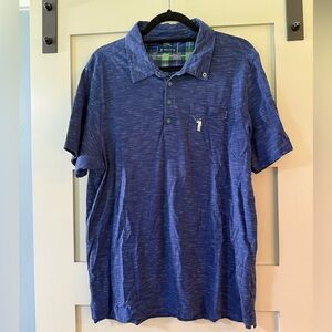 William Murray Golf Heather Navy Polo